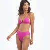 The Triangle Bikini Top - Hibiscus
