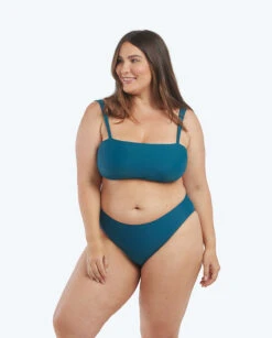 Deals US Tropic Bikini Store 5 The Wide Strap Oasis Bikini Top - Seaweed