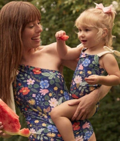 The Girls' Tie Oasis One-Piece - Strawberry Fields In Deep Sea -Deals US Tropic Bikini Store 2 ModelBack c6b89b34 b973 4cde ae91 e35ab011cd13