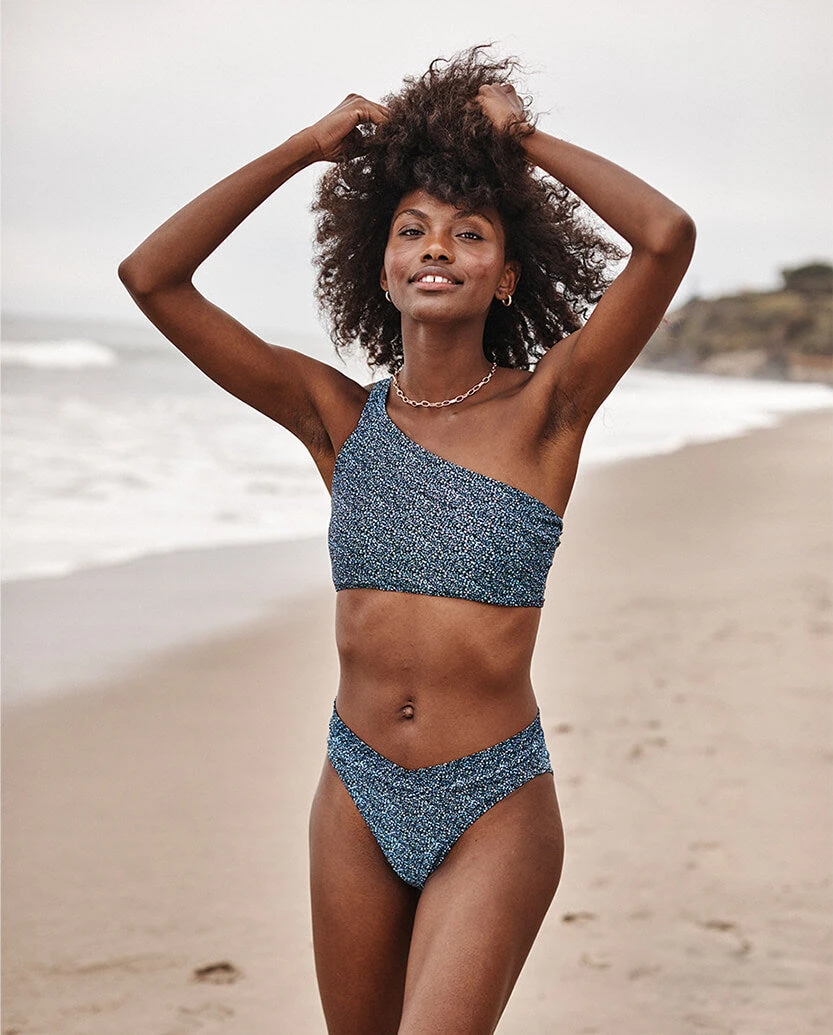 The Sidestroke Bikini Top - Mini Bloom In Sky & Blue Mountain 2 The Sidestroke Bikini Top - Mini Bloom In Sky & Blue Mountain - Image 2