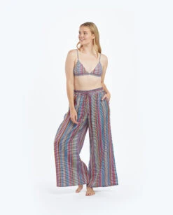 The Palazzo Pant With Ties - Mod Stripe -Deals US Tropic Bikini Store 3 ModelDetailFront b9ca1a37 28cf 47f6 9dfd 21ee6cb9a89f