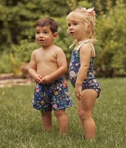 The Girls' Tie Oasis One-Piece - Strawberry Fields In Deep Sea -Deals US Tropic Bikini Store 3 ModelFullBody 26367953 2442 464c ace3 dbba747d9199