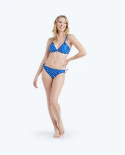 The Reversible Tie Bikini Bottom - Block Print In Indigo & White Sand -Deals US Tropic Bikini Store 3 ModelFullBody 7d11f3e4 c93f 477d a2b1 4e4b0bad5800