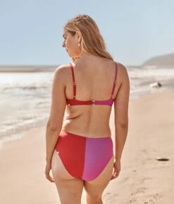 The Split High Leg High Rise Bikini Bottom - Lava & Hibiscus -Deals US Tropic Bikini Store 3 ModelFullBody 92ee5cde 253c 4269 8db9 e100ca09f285