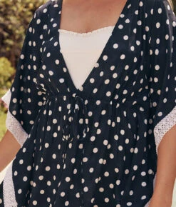 The Easy Breezy Eco Voile Short Caftan Cover-Up - Polka Dot In Deep Sea 6 The Easy Breezy Eco Voile Short Caftan Cover-Up - Polka Dot In Deep Sea -Deals US Tropic Bikini Store 3 ModelFullBody d0618039 3c1a 4ae5 96bd 70c539ea5c12