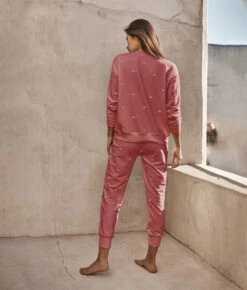 The Softest French Terry Relaxed Crew - Faded Rose Floral Stitch 6 The Softest French Terry Relaxed Crew - Faded Rose Floral Stitch -Deals US Tropic Bikini Store 3 ModelFullBody e9704d3f 797b 495e 88cb f5d7f7da0fb9