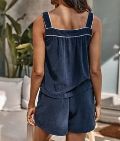 The Towel Terry Button-Front Tank - Midnight -Deals US Tropic Bikini Store 4 ModelBack ff2b41e6 f27a 43ba 91ef ee1b2aaca1fb