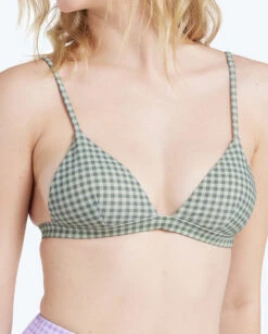 The Triangle Bikini Top - Gingham In Lavender & Ivy 7 The Triangle Bikini Top - Gingham In Lavender & Ivy -Deals US Tropic Bikini Store 4 ModelDetailBack 055d9414 ef66 4225 b761 9eaa270a2229
