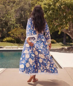 The Easy Breezy Eco Voile Tie-Front Caftan Cover-Up - Paradise In Periwinkle -Deals US Tropic Bikini Store 4 ModelDetail 392eaeff 5bac 4583 bab5 4baf1315c388