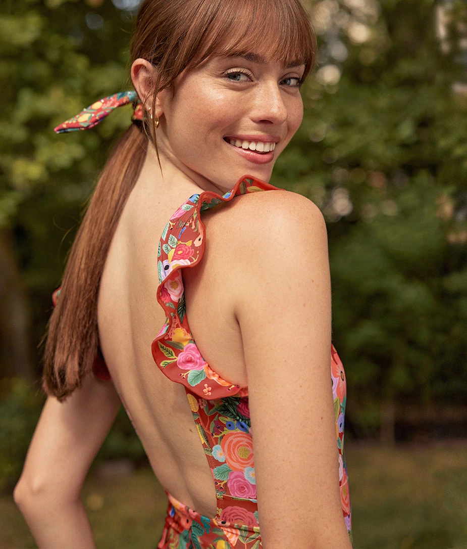 The Long Torso Ruffle Backflip - Garden Party In Rust 4 The Long Torso Ruffle Backflip - Garden Party In Rust - Image 4