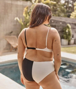 The Split High Leg High Rise Bikini Bottom - Sea Urchin & White Sand -Deals US Tropic Bikini Store 4 ModelDetail 84c4bb1d 28cc 4eeb b6a8 f0b04c0f5bc3