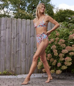 New Arrival -Deals US Tropic Bikini Store DVF TriangleTop TieBottom Front Full