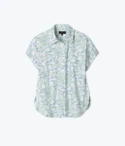 The Poolside Poplin Button-Down Shirt - Secret Garden In Powder Blue & Sage 11 The Poolside Poplin Button-Down Shirt - Secret Garden In Powder Blue & Sage -Deals US Tropic Bikini Store FlatLay1 176c2ad6 c94f 4e00 8f0a 530fc3384bd6
