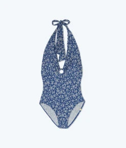 The Ring Halter Plunge One-Piece - Floral Splash In Lagoon & White Sand 7 The Ring Halter Plunge One-Piece - Floral Splash In Lagoon & White Sand -Deals US Tropic Bikini Store FlatLay1 a88a2fa5 4ad9 4ae5 b52d 70173cc93d25