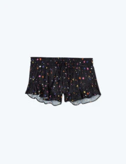 The Silky Ruffle Shorts - Paint Splatter In Sea Urchin 9 The Silky Ruffle Shorts - Paint Splatter In Sea Urchin -Deals US Tropic Bikini Store FlatLay 12 5dd501ff 2c1d 47d0 b73e 034b796d9900