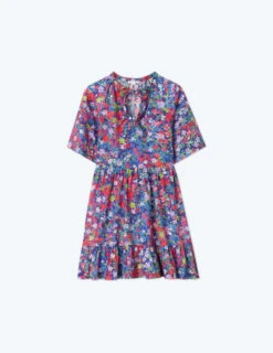 The Tie Neck Tiered Dress - Painted Meadows 7 The Tie Neck Tiered Dress - Painted Meadows -Deals US Tropic Bikini Store FlatLay 1 91539fb3 37ba 40de 9bc3 046c46d0816c