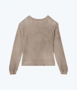 The Fishnet Crewneck Cover-Up - Natural -Deals US Tropic Bikini Store FlatLay 2cd14b9f 1e95 4da0 a925 87898233d792