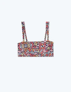 The Wide Strap Oasis Bikini Top - Multicolor Leopard -Deals US Tropic Bikini Store FlatLay 43ba9304 d442 4dba a01d fdd5662468b6