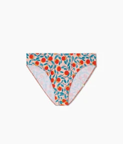 The High Leg Mid Rise Bikini Bottom - Pink Nectarine Orchard 11 The High Leg Mid Rise Bikini Bottom - Pink Nectarine Orchard -Deals US Tropic Bikini Store HLMR PinkNectarine