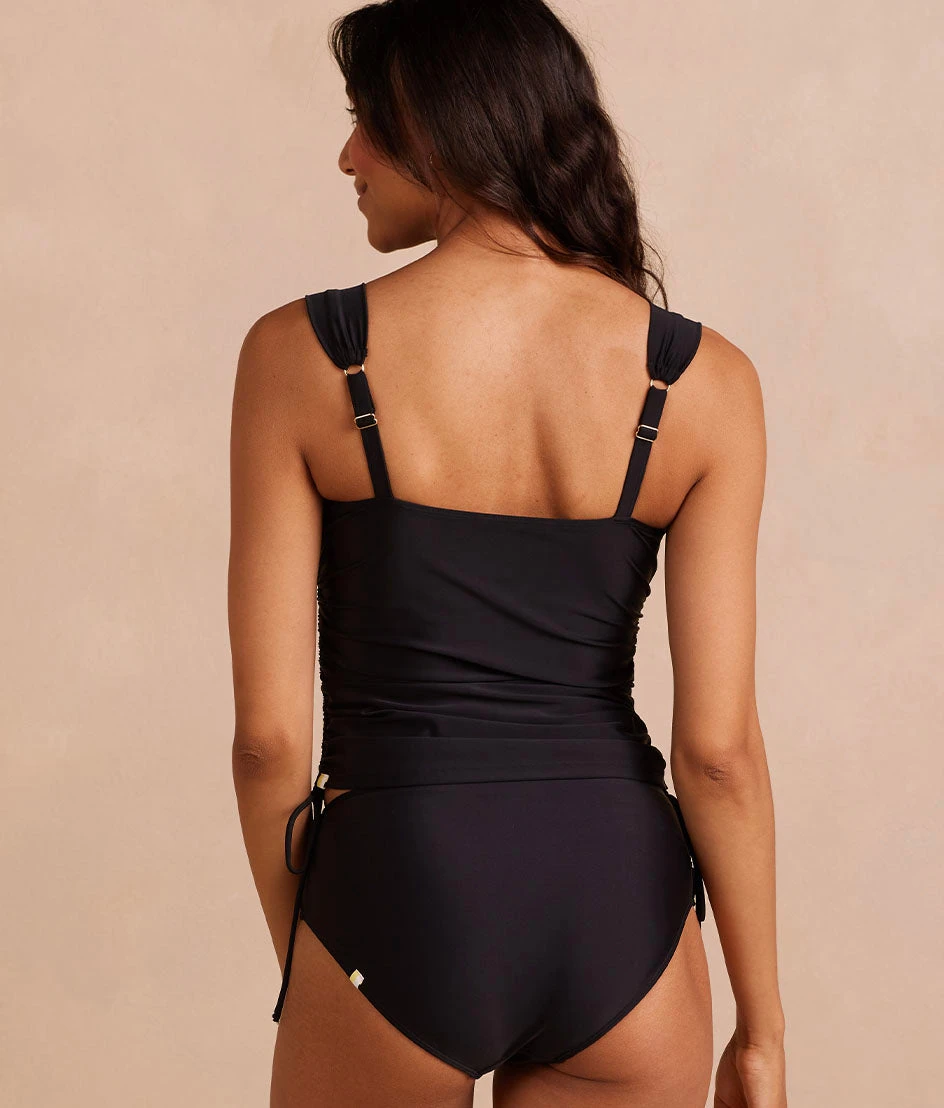 The Cinched Square Neck Tankini Top - Sea Urchin 2 The Cinched Square Neck Tankini Top - Sea Urchin - Image 2