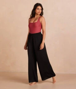 The Silky Luxe Palazzo Pants With Ties - Sea Urchin 6 The Silky Luxe Palazzo Pants With Ties - Sea Urchin -Deals US Tropic Bikini Store PDP Palazzo Pant SeaUrchinFront Full 1 6a09c98b ae7a 4adc b64a deaaaf23db53