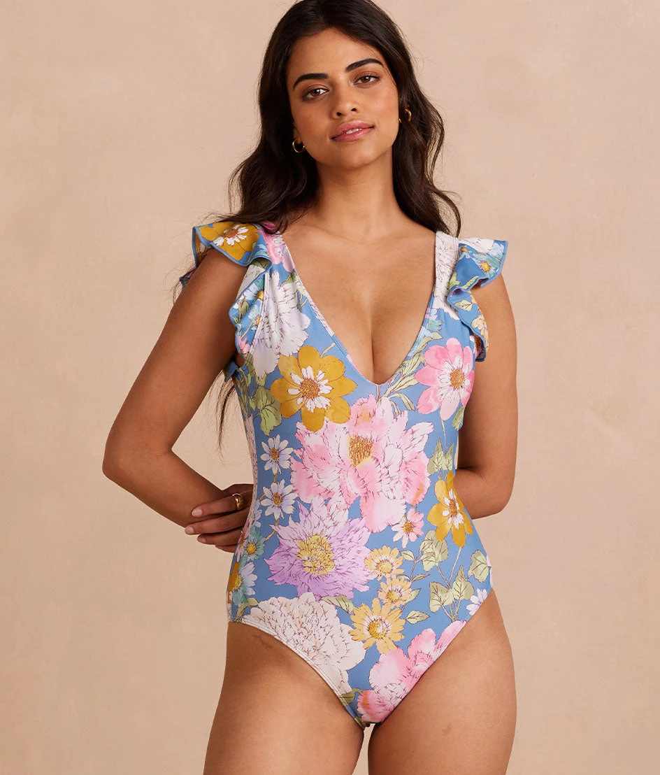 The Ruffle Backflip - Country Club Floral 1 The Ruffle Backflip - Country Club Floral