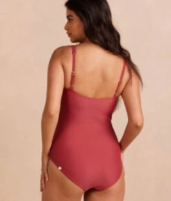 The Seaway Square Neck One-Piece - Sedona 6 The Seaway Square Neck One-Piece - Sedona -Deals US Tropic Bikini Store PDP SquareNeck Sedona Back Crop