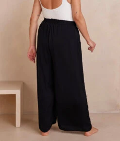 The Palazzo Pant With Ties - Sea Urchin -Deals US Tropic Bikini Store PalazzoPantswithTies SeaUrchin Back Crop