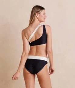The Classic Turn-Down Bottom - White Sand & Sea Urchin 10 The Classic Turn-Down Bottom - White Sand & Sea Urchin -Deals US Tropic Bikini Store SidestrokeBikiniTop SeaUrchin WhiteSand Back