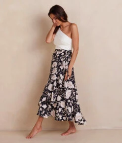 The Silky Luxe Beach To Brunch Wrap Skirt - Paradise In Sea Urchin 12 The Silky Luxe Beach To Brunch Wrap Skirt - Paradise In Sea Urchin -Deals US Tropic Bikini Store SilkyLuxeBeachtoBrunchWrapSkirt ParadiseinSeaUrchin Front Full