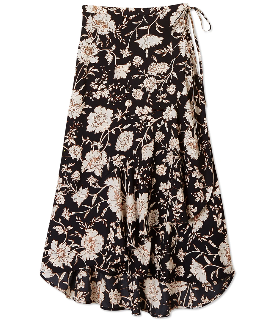 The Silky Luxe Beach To Brunch Wrap Skirt - Paradise In Sea Urchin 9 The Silky Luxe Beach To Brunch Wrap Skirt - Paradise In Sea Urchin - Image 9